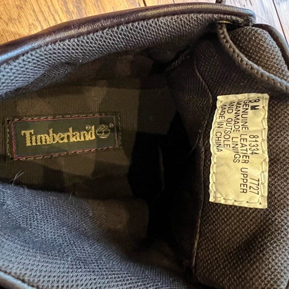 Timberland Brown Genuine Leather Lace Up Boots Style 81334 Women's Size 8 - Picture 4 of 5